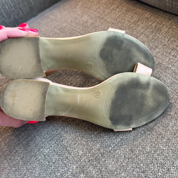 Lulu's Harper White Ankle Strap Heels - Size 8.5 - Picture 5 of 9